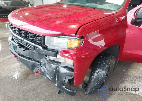 2021 Chevrolet Silverado 1500 4Wd Short Bed Custom Trail Boss из США, поврежденный, VIN 1GCPYCEFXMZ401837